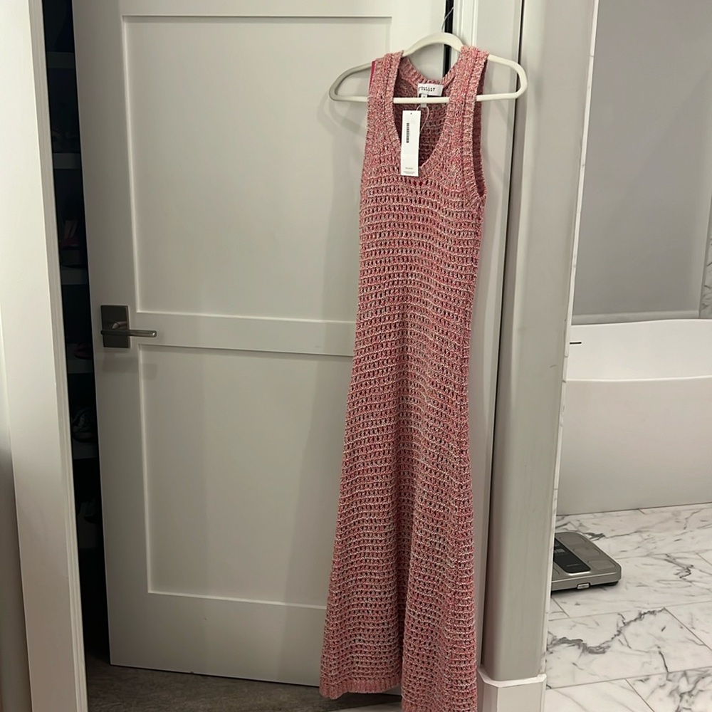 Derek lam 10 Crosby crochet dress with slip